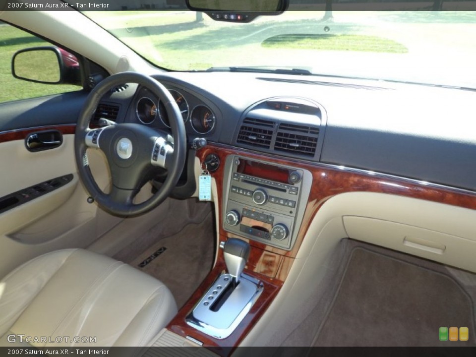 Tan Interior Dashboard for the 2007 Saturn Aura XR #77360057