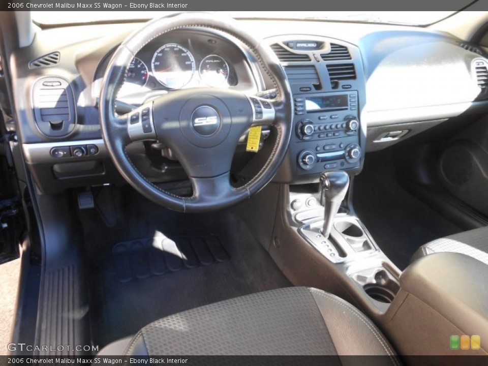 Ebony Black Interior Prime Interior for the 2006 Chevrolet Malibu Maxx SS Wagon #77360601