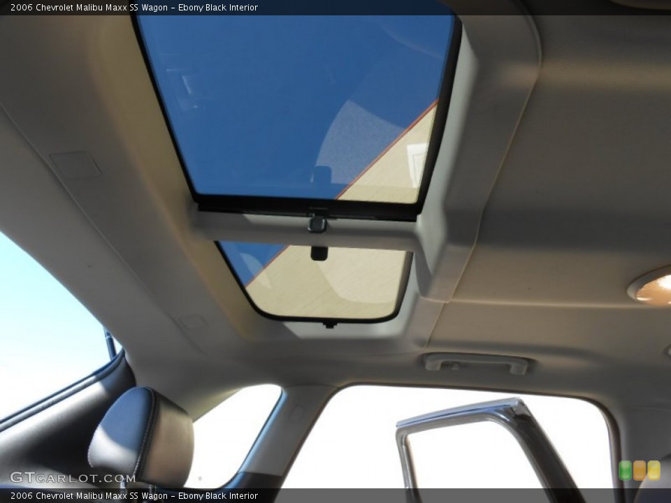 Ebony Black Interior Sunroof for the 2006 Chevrolet Malibu Maxx SS Wagon #77360682