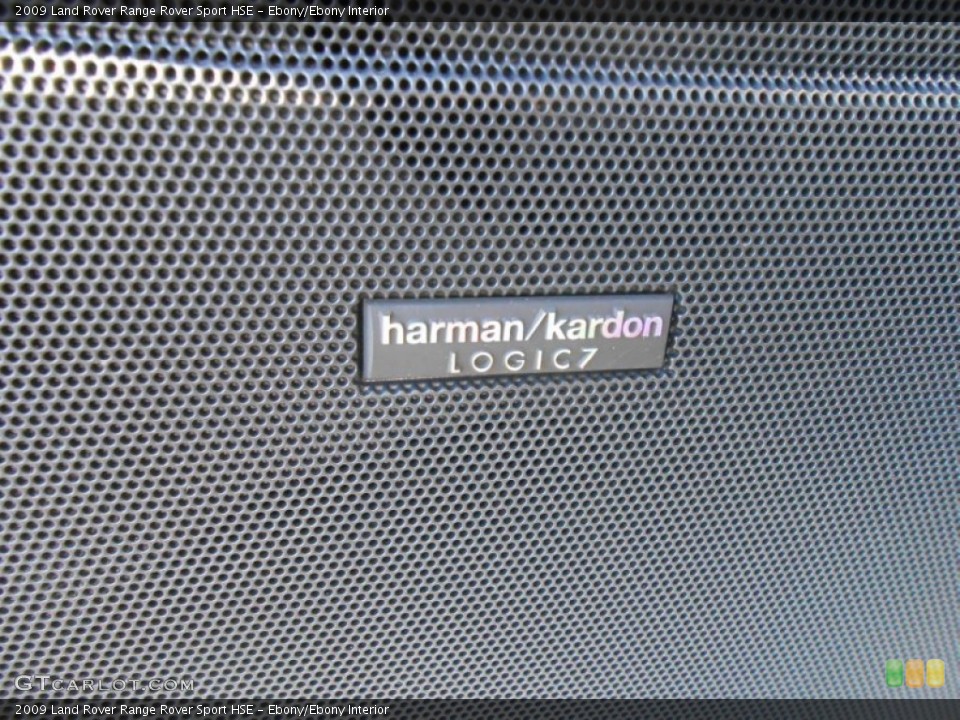 Ebony/Ebony Interior Audio System for the 2009 Land Rover Range Rover Sport HSE #77361036