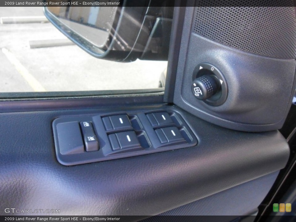 Ebony/Ebony Interior Controls for the 2009 Land Rover Range Rover Sport HSE #77361045