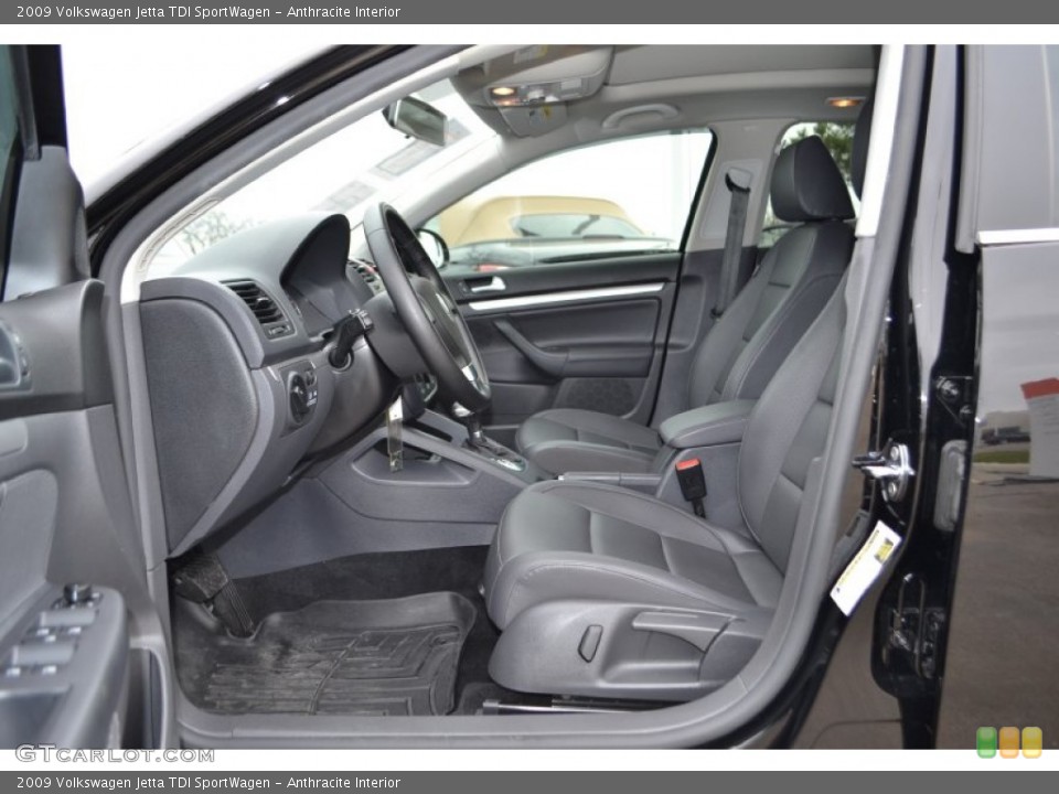 Anthracite Interior Photo for the 2009 Volkswagen Jetta TDI SportWagen #77361096