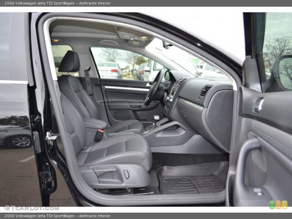 Anthracite Interior Front Seat for the 2009 Volkswagen Jetta TDI SportWagen #77361099