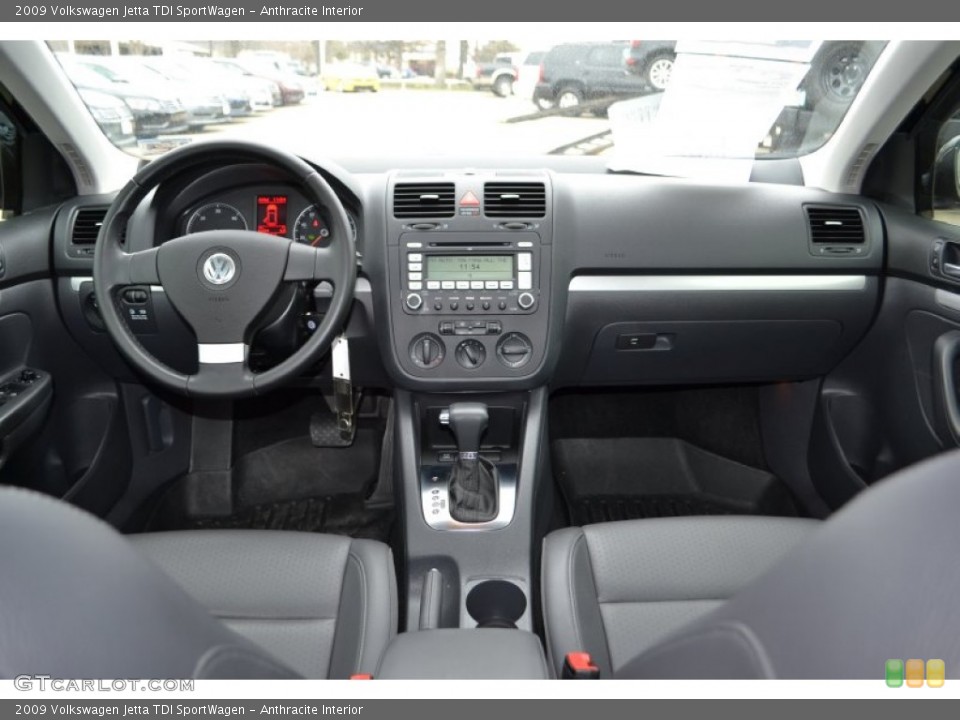 Anthracite Interior Dashboard for the 2009 Volkswagen Jetta TDI SportWagen #77361111