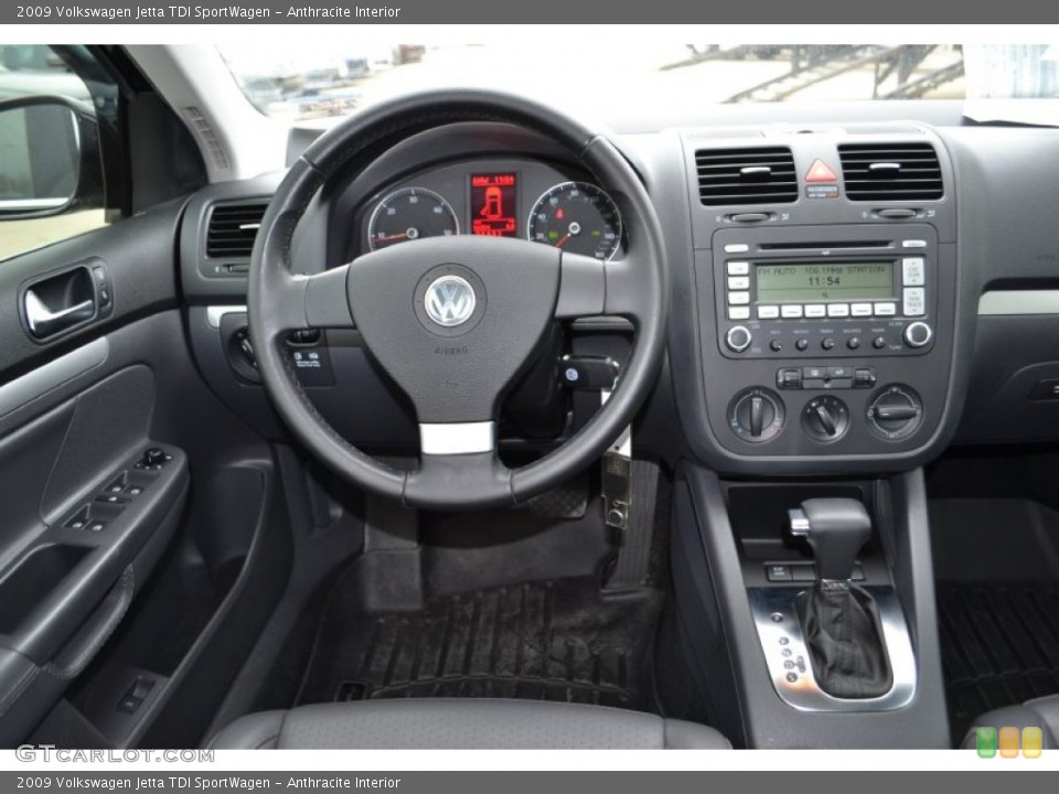 Anthracite Interior Dashboard for the 2009 Volkswagen Jetta TDI SportWagen #77361114