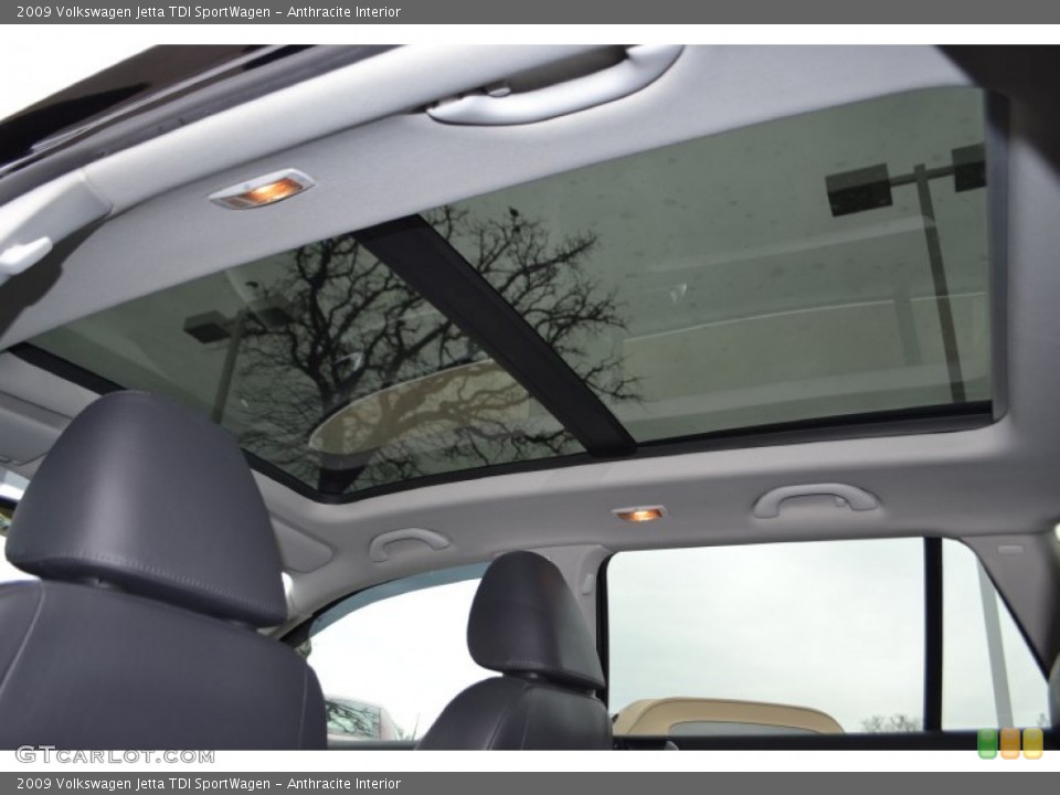 Anthracite Interior Sunroof for the 2009 Volkswagen Jetta TDI SportWagen #77361123
