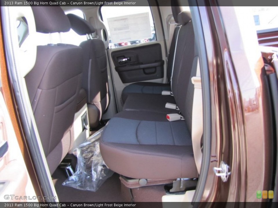 Canyon Brown/Light Frost Beige Interior Rear Seat for the 2013 Ram 1500 Big Horn Quad Cab #77362089