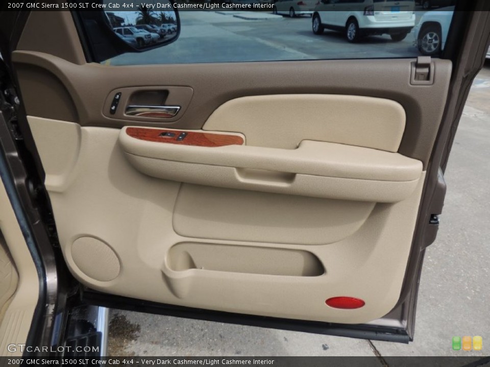 Very Dark Cashmere/Light Cashmere Interior Door Panel for the 2007 GMC Sierra 1500 SLT Crew Cab 4x4 #77362410
