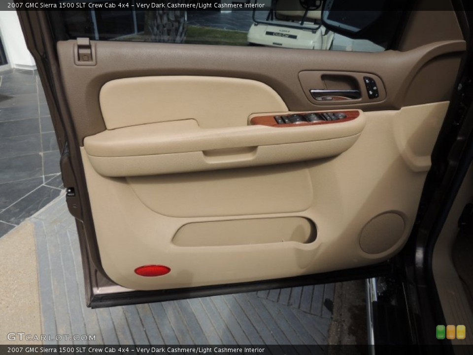Very Dark Cashmere/Light Cashmere Interior Door Panel for the 2007 GMC Sierra 1500 SLT Crew Cab 4x4 #77362551