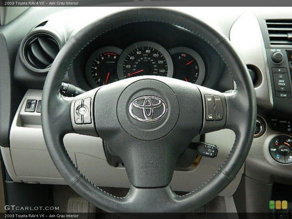Ash Gray Interior Steering Wheel for the 2009 Toyota RAV4 V6 #77363139