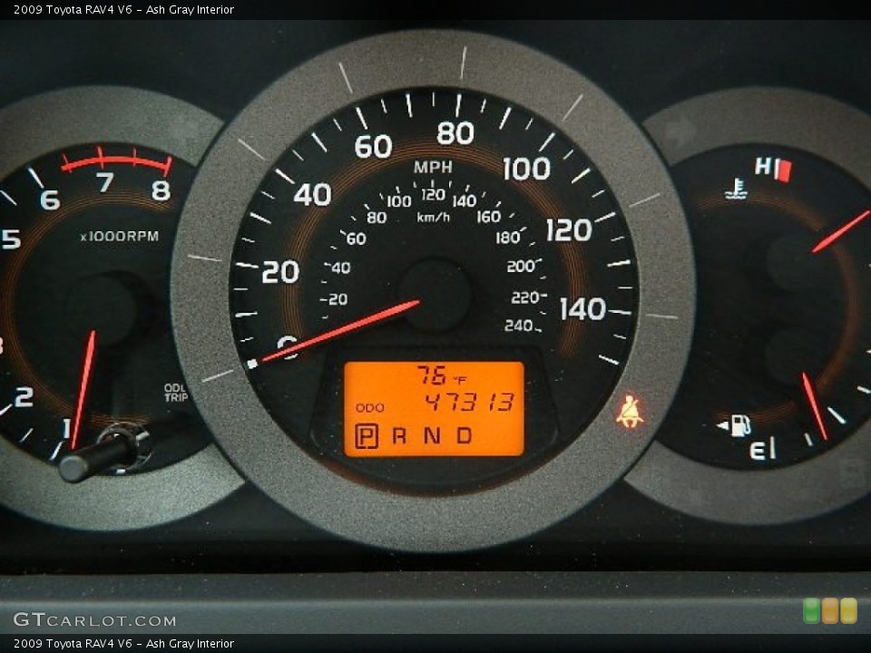 Ash Gray Interior Gauges for the 2009 Toyota RAV4 V6 #77363235