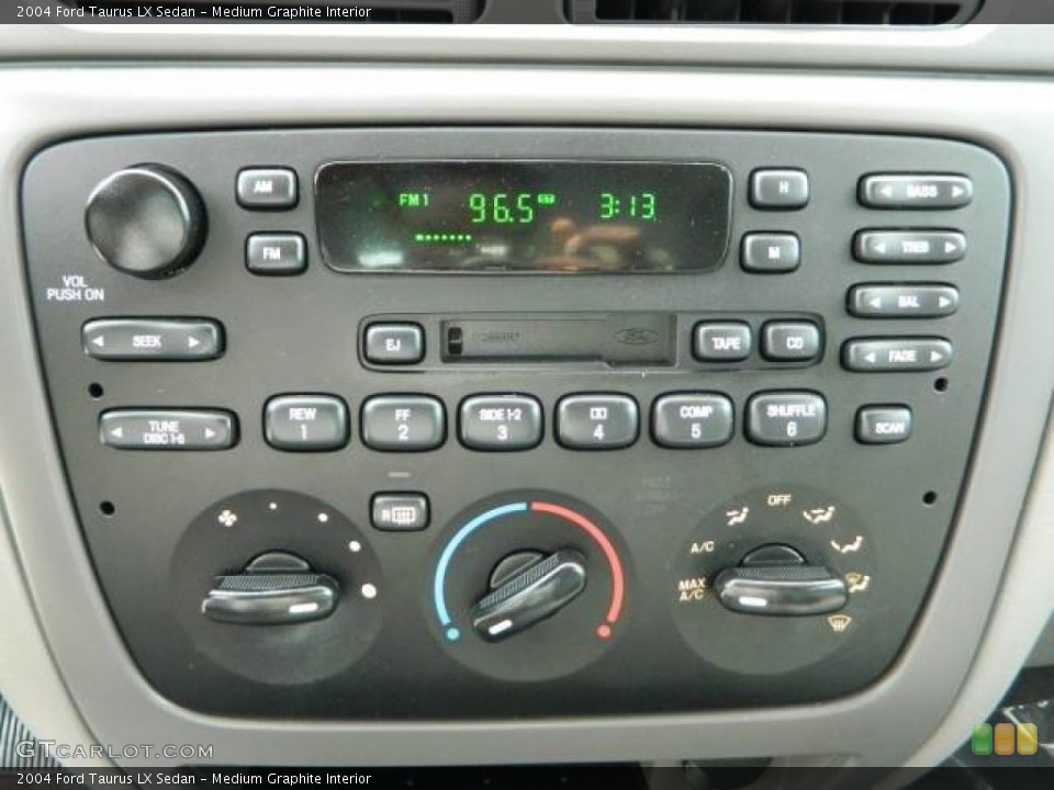 Medium Graphite Interior Controls for the 2004 Ford Taurus LX Sedan #77363424