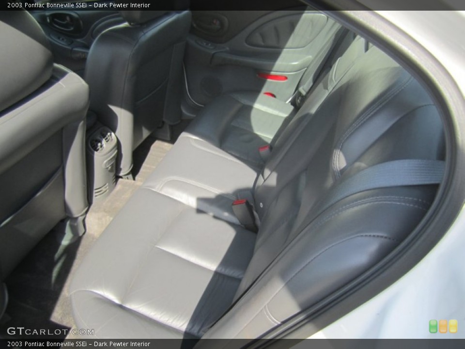 Dark Pewter Interior Rear Seat for the 2003 Pontiac Bonneville SSEi #77363731