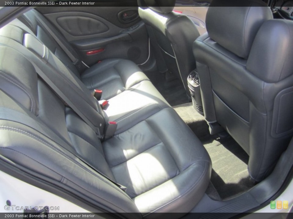 Dark Pewter Interior Rear Seat for the 2003 Pontiac Bonneville SSEi #77363973