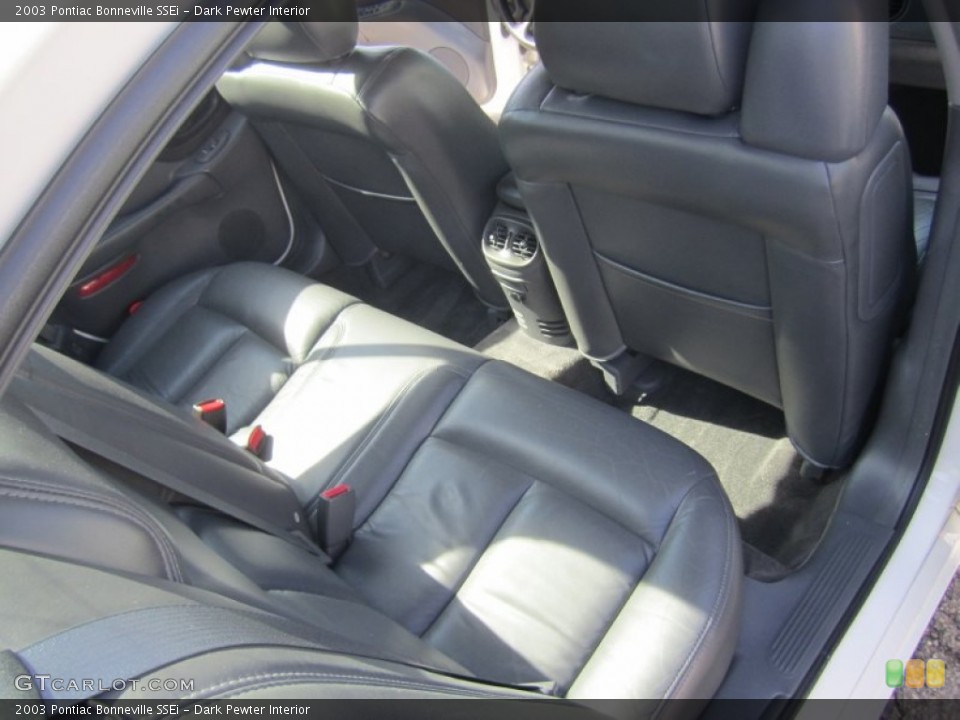 Dark Pewter Interior Rear Seat for the 2003 Pontiac Bonneville SSEi #77363997