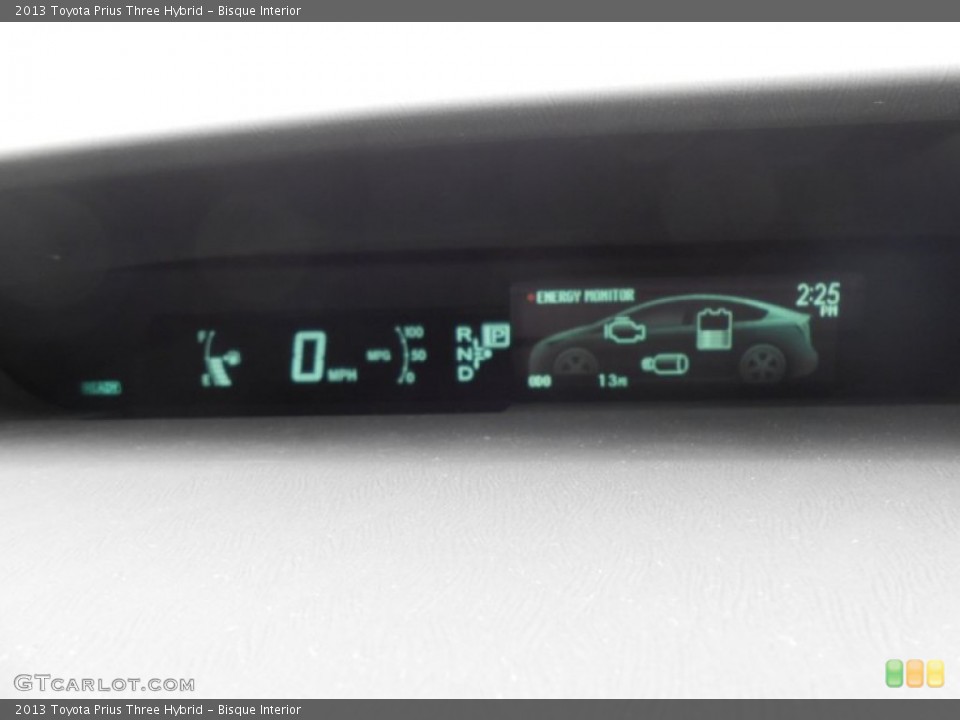Bisque Interior Gauges for the 2013 Toyota Prius Three Hybrid #77364133
