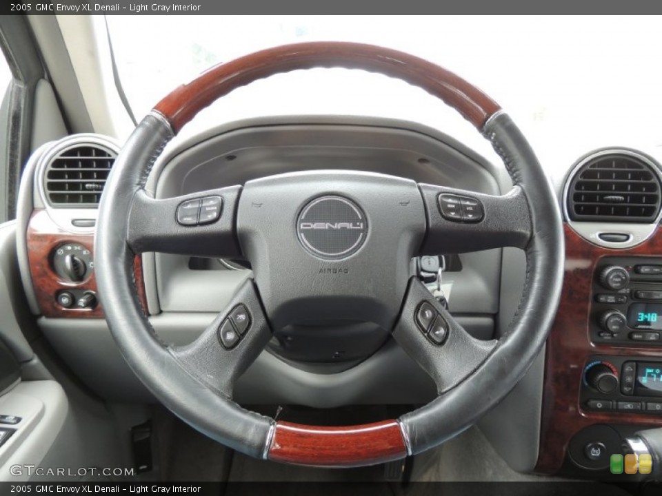 Light Gray Interior Steering Wheel for the 2005 GMC Envoy XL Denali #77365636
