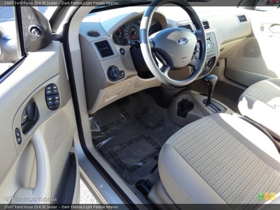 Dark Pebble/Light Pebble Interior Prime Interior for the 2007 Ford Focus ZX4 SE Sedan #77365794