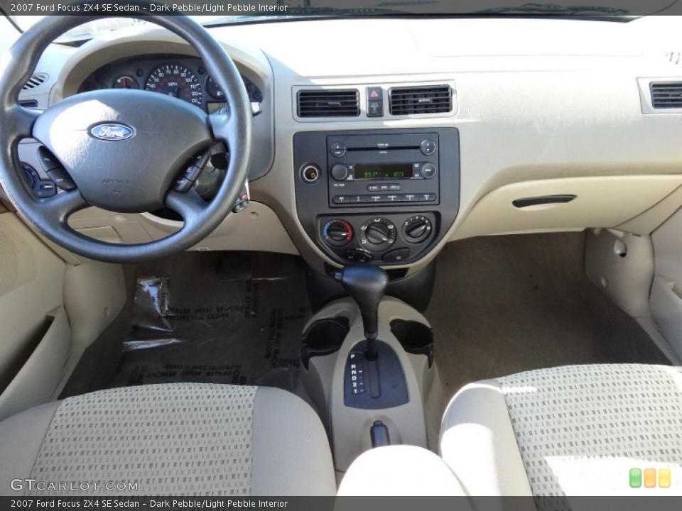 Dark Pebble/Light Pebble Interior Dashboard for the 2007 Ford Focus ZX4 SE Sedan #77366005