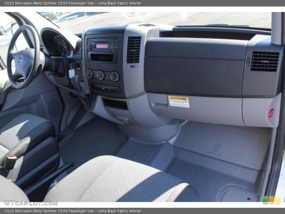 Lima Black Fabric Interior Dashboard for the 2013 Mercedes-Benz Sprinter 2500 Passenger Van #77366139