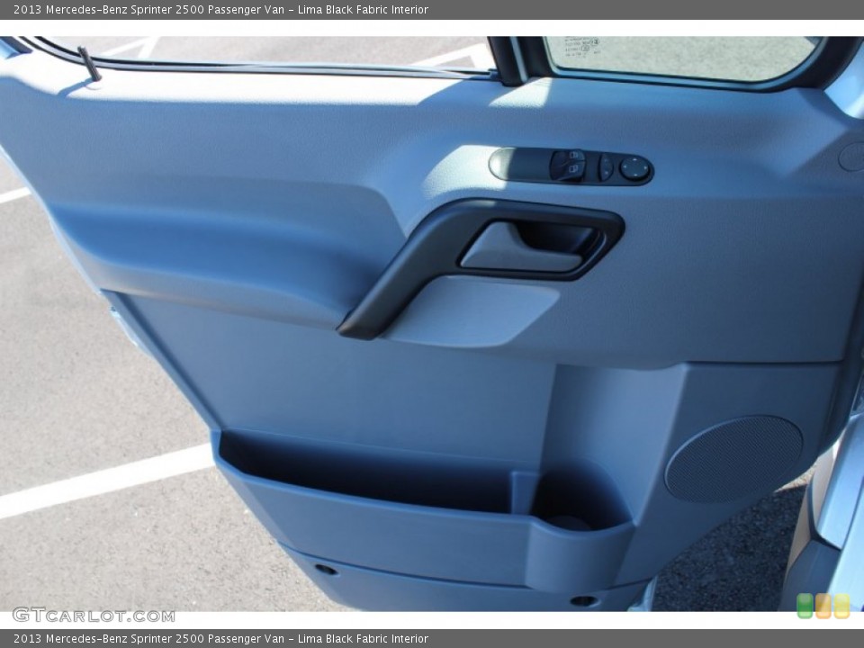 Lima Black Fabric Interior Door Panel for the 2013 Mercedes-Benz Sprinter 2500 Passenger Van #77366178