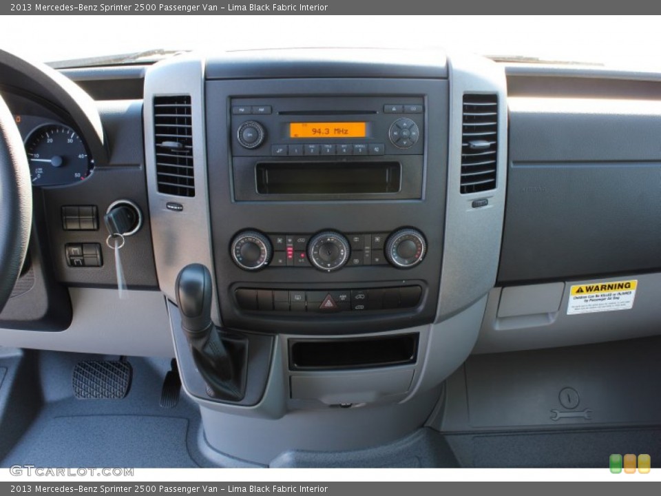 Lima Black Fabric Interior Controls for the 2013 Mercedes-Benz Sprinter 2500 Passenger Van #77366202