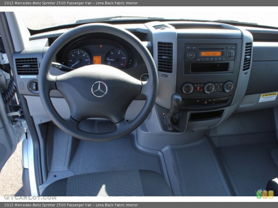 Lima Black Fabric Interior Dashboard for the 2013 Mercedes-Benz Sprinter 2500 Passenger Van #77366229