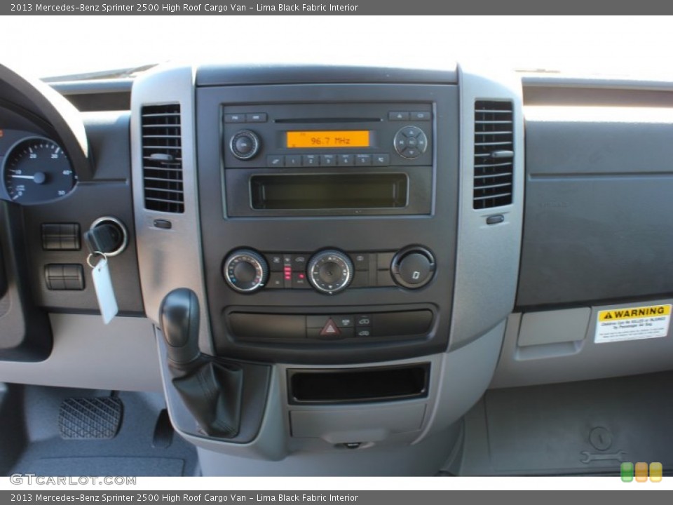 Lima Black Fabric Interior Controls for the 2013 Mercedes-Benz Sprinter 2500 High Roof Cargo Van #77366607