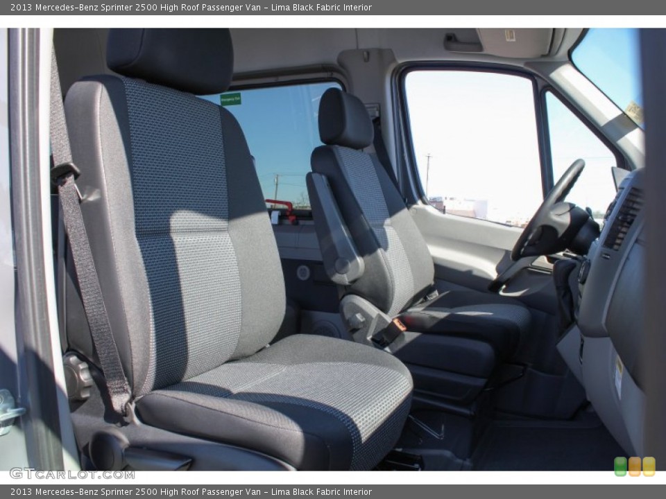 Lima Black Fabric Interior Photo for the 2013 Mercedes-Benz Sprinter 2500 High Roof Passenger Van #77366994