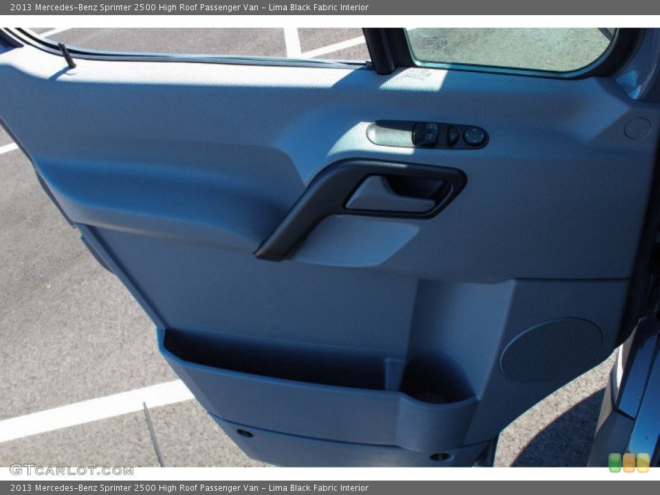 Lima Black Fabric Interior Door Panel for the 2013 Mercedes-Benz Sprinter 2500 High Roof Passenger Van #77367011