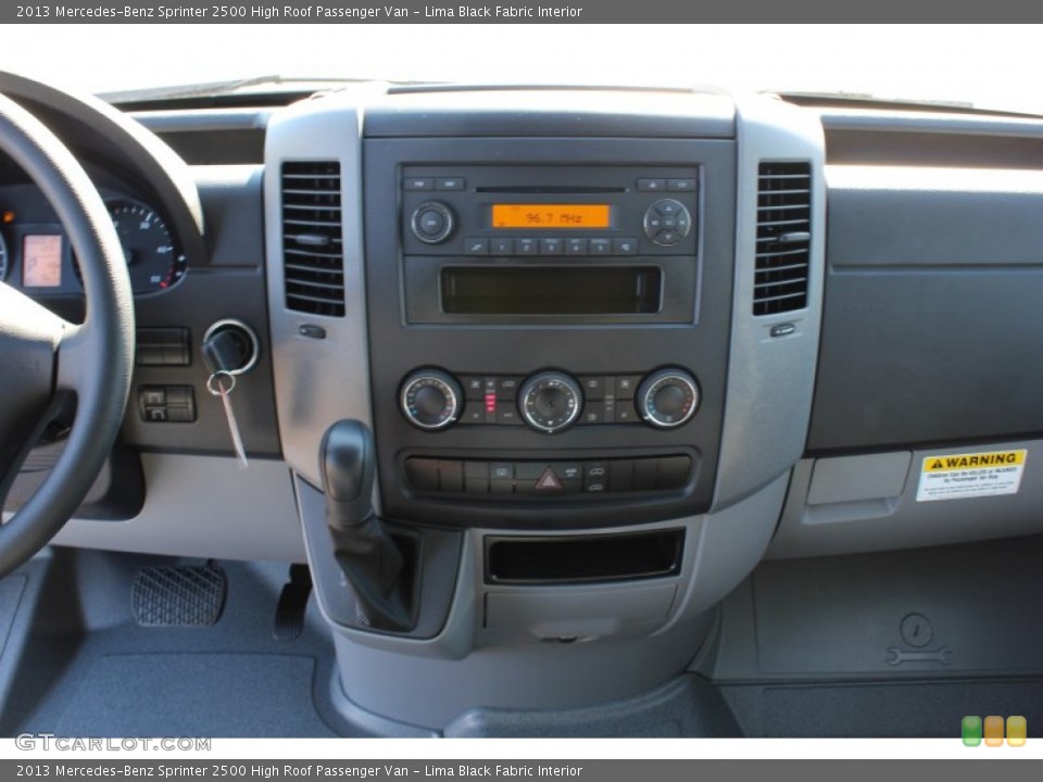 Lima Black Fabric Interior Controls for the 2013 Mercedes-Benz Sprinter 2500 High Roof Passenger Van #77367036