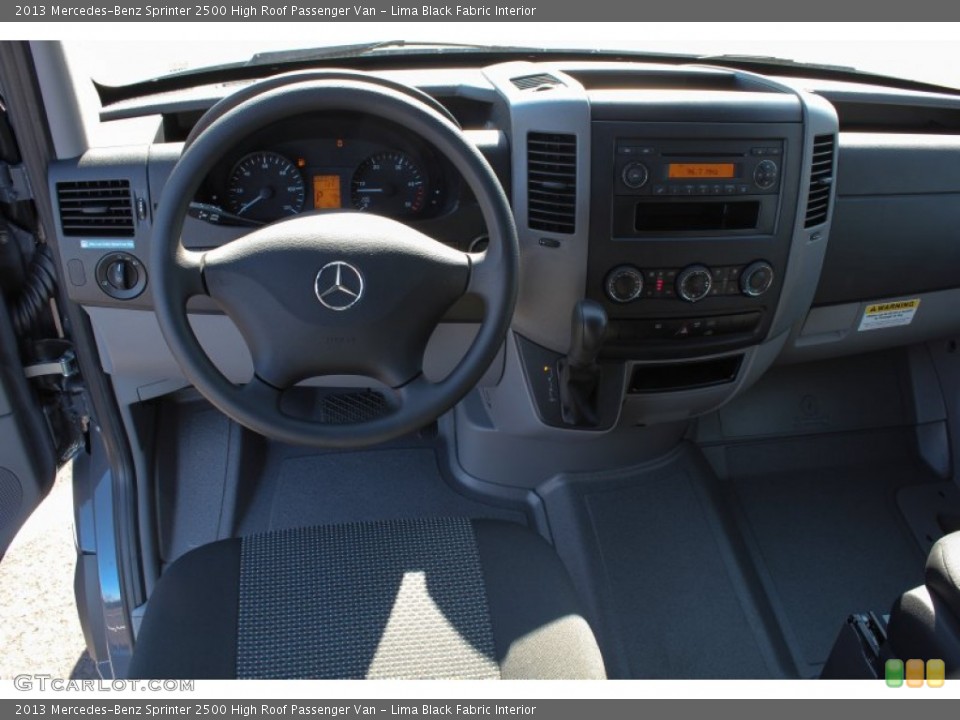 Lima Black Fabric Interior Dashboard for the 2013 Mercedes-Benz Sprinter 2500 High Roof Passenger Van #77367059