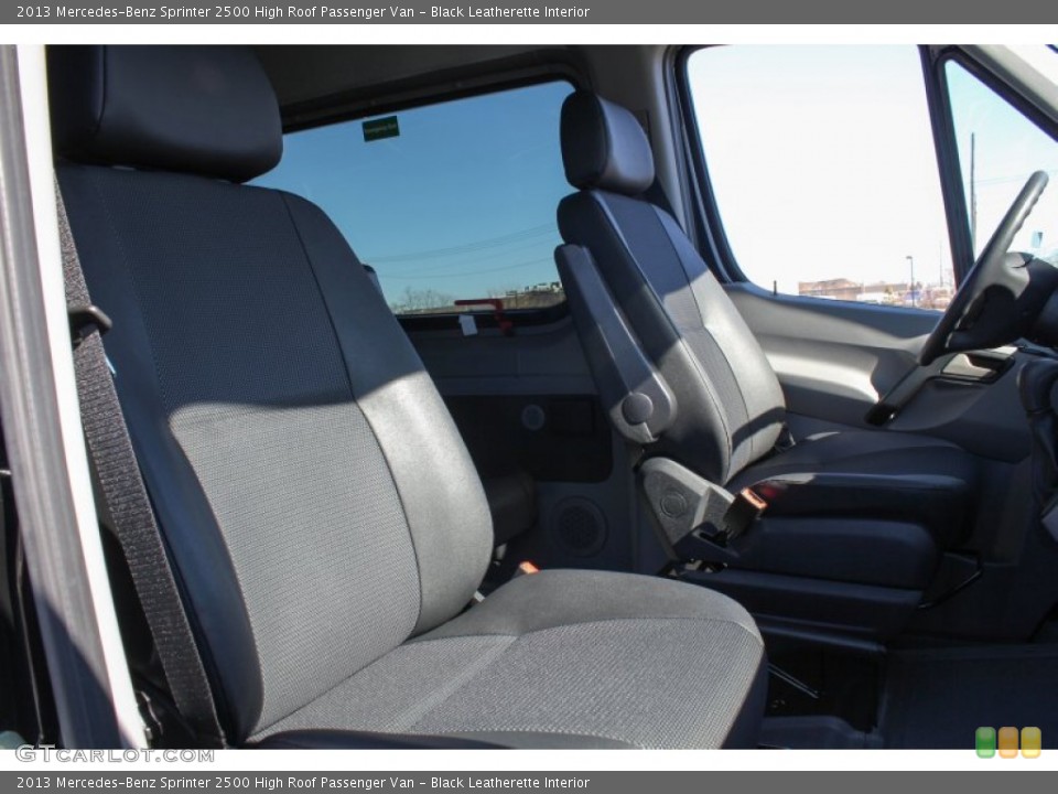 Black Leatherette Interior Photo for the 2013 Mercedes-Benz Sprinter 2500 High Roof Passenger Van #77367423