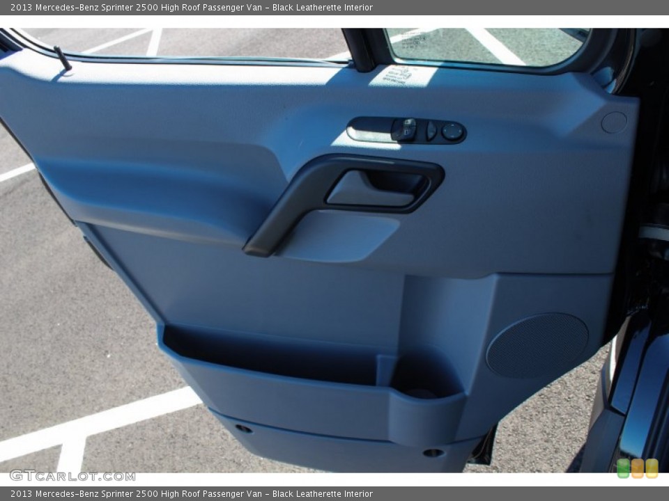 Black Leatherette Interior Door Panel for the 2013 Mercedes-Benz Sprinter 2500 High Roof Passenger Van #77367443
