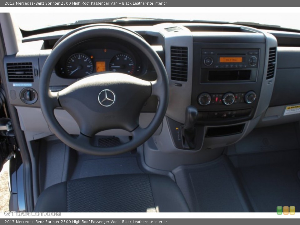 Black Leatherette Interior Dashboard for the 2013 Mercedes-Benz Sprinter 2500 High Roof Passenger Van #77367501