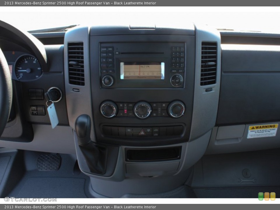 Black Leatherette Interior Controls for the 2013 Mercedes-Benz Sprinter 2500 High Roof Passenger Van #77367943