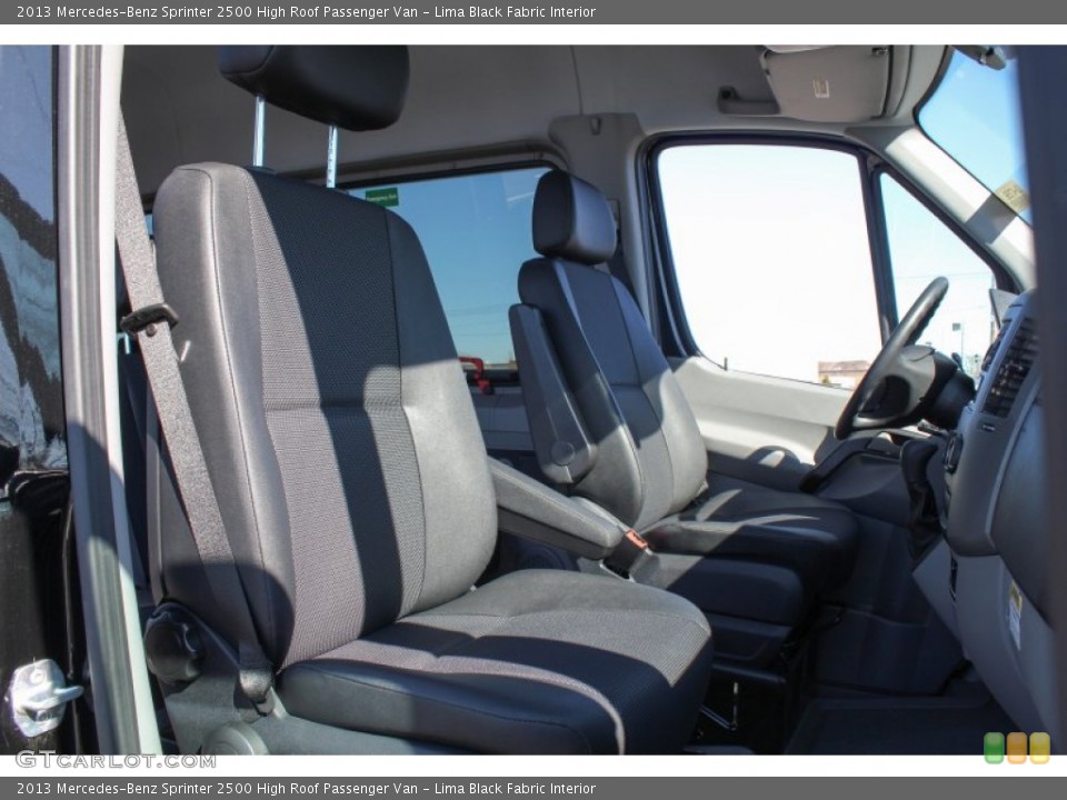 Lima Black Fabric Interior Photo for the 2013 Mercedes-Benz Sprinter 2500 High Roof Passenger Van #77368337