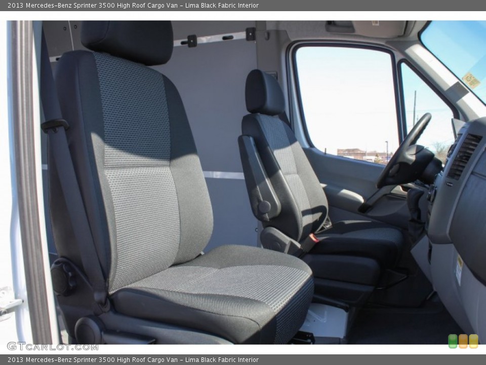 Lima Black Fabric Interior Photo for the 2013 Mercedes-Benz Sprinter 3500 High Roof Cargo Van #77368745