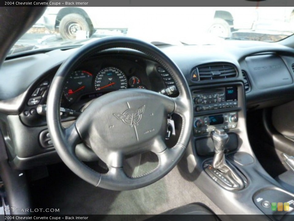 Black Interior Dashboard for the 2004 Chevrolet Corvette Coupe #77368857