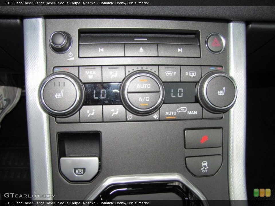 Dynamic Ebony/Cirrus Interior Controls for the 2012 Land Rover Range Rover Evoque Coupe Dynamic #77369964
