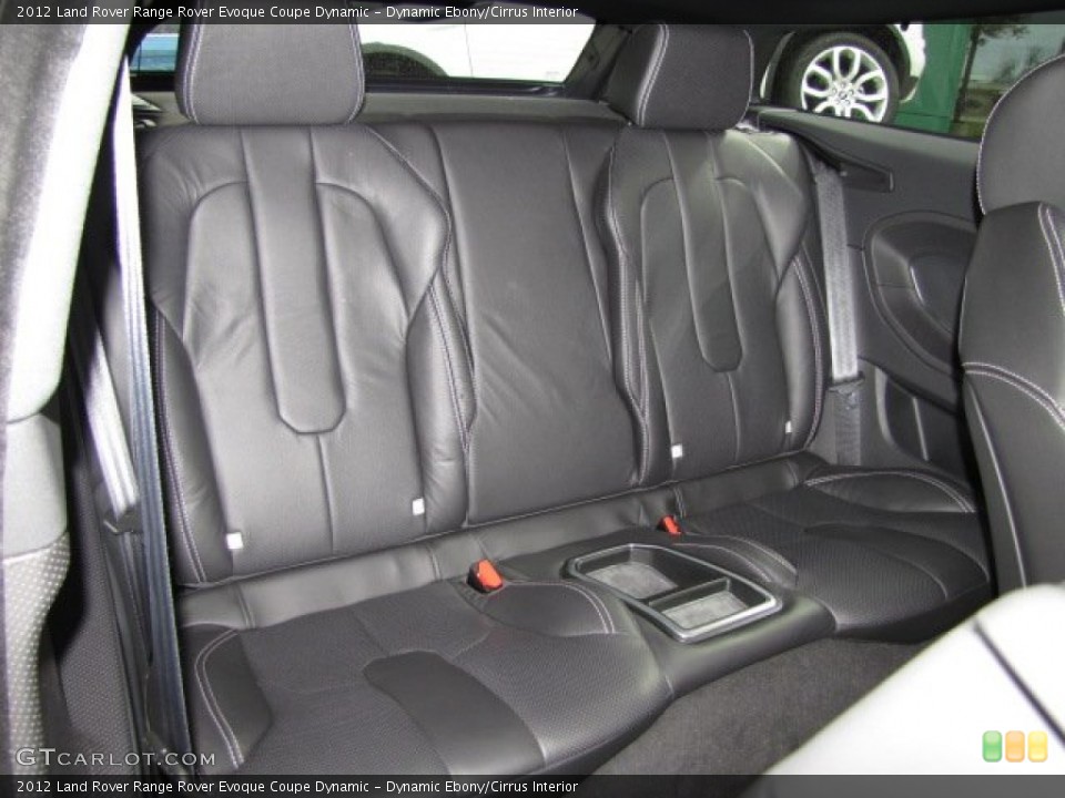 Dynamic Ebony/Cirrus Interior Rear Seat for the 2012 Land Rover Range Rover Evoque Coupe Dynamic #77370027