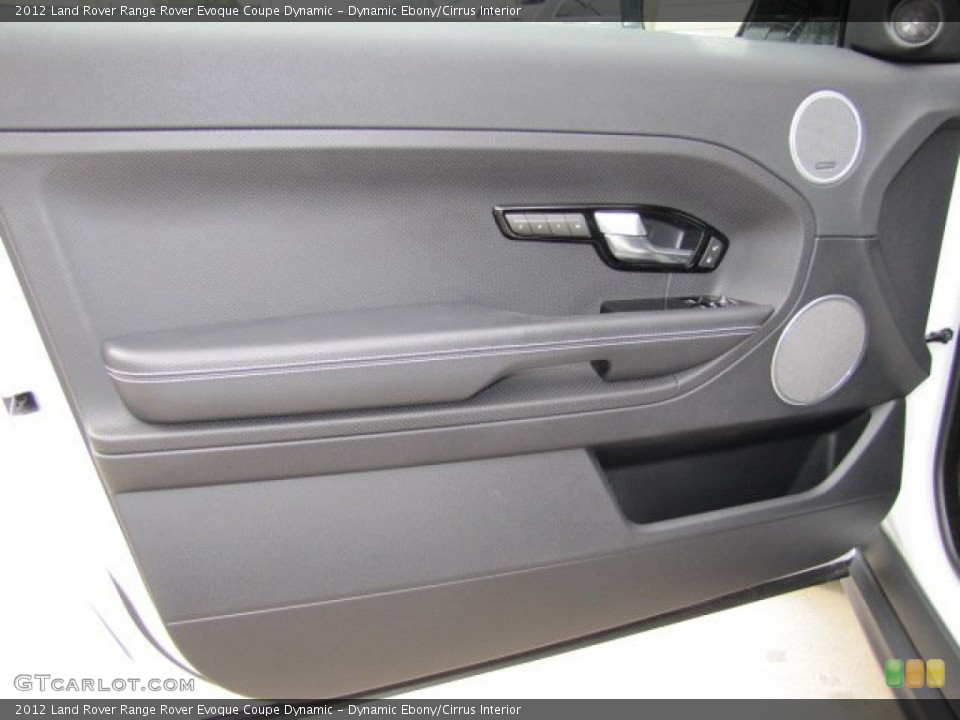 Dynamic Ebony/Cirrus Interior Door Panel for the 2012 Land Rover Range Rover Evoque Coupe Dynamic #77370360