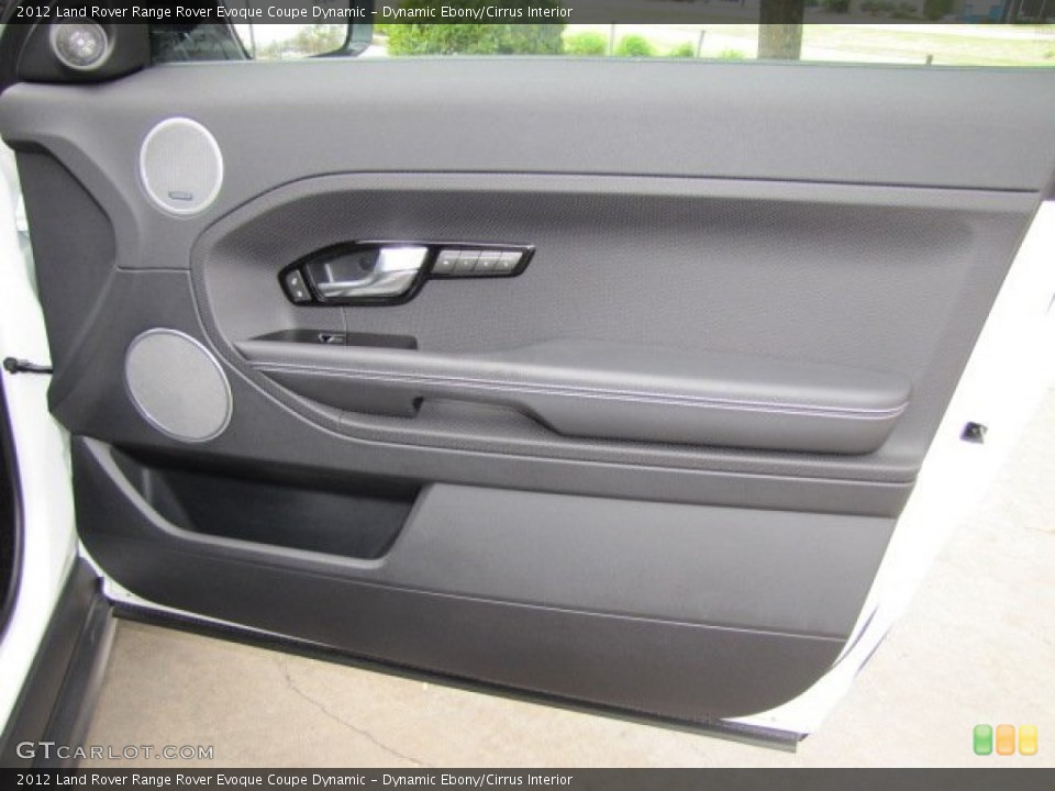Dynamic Ebony/Cirrus Interior Door Panel for the 2012 Land Rover Range Rover Evoque Coupe Dynamic #77370414
