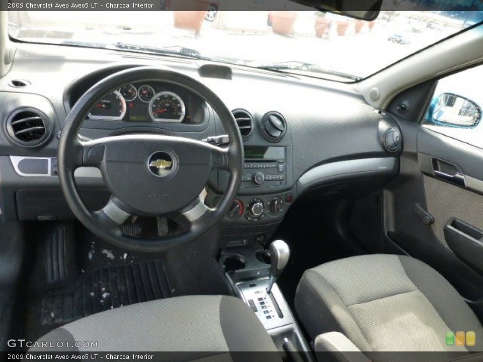 Charcoal Interior Prime Interior for the 2009 Chevrolet Aveo Aveo5 LT #77370465