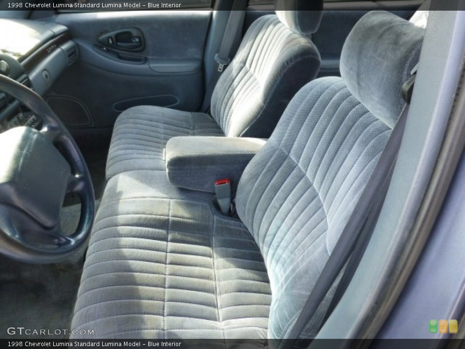 Blue Interior Front Seat for the 1998 Chevrolet Lumina  #77370798