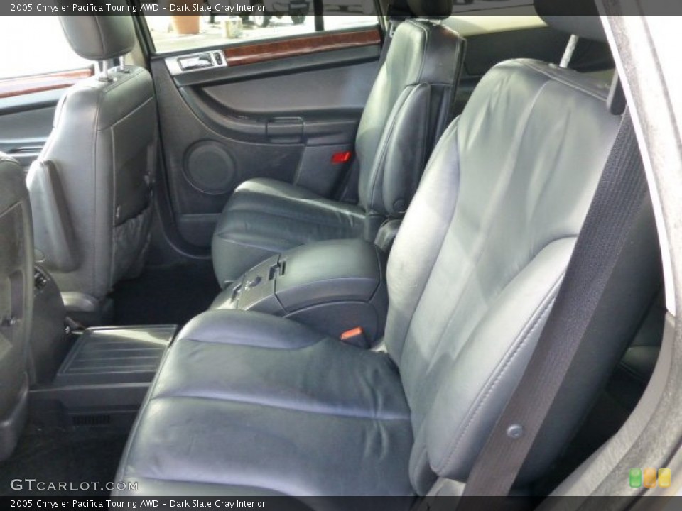Dark Slate Gray Interior Rear Seat for the 2005 Chrysler Pacifica Touring AWD #77371161