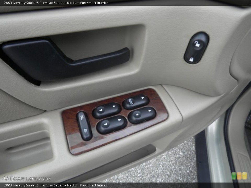 Medium Parchment Interior Controls for the 2003 Mercury Sable LS Premium Sedan #77371172