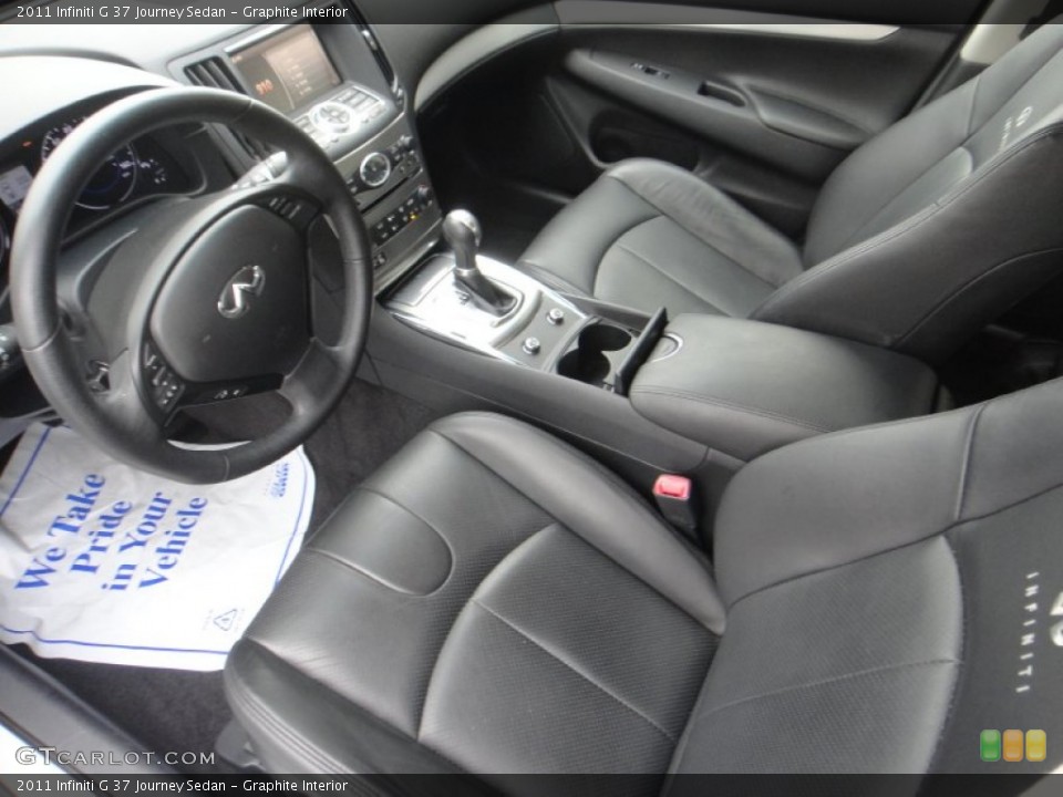 Graphite Interior Prime Interior for the 2011 Infiniti G 37 Journey Sedan #77372196