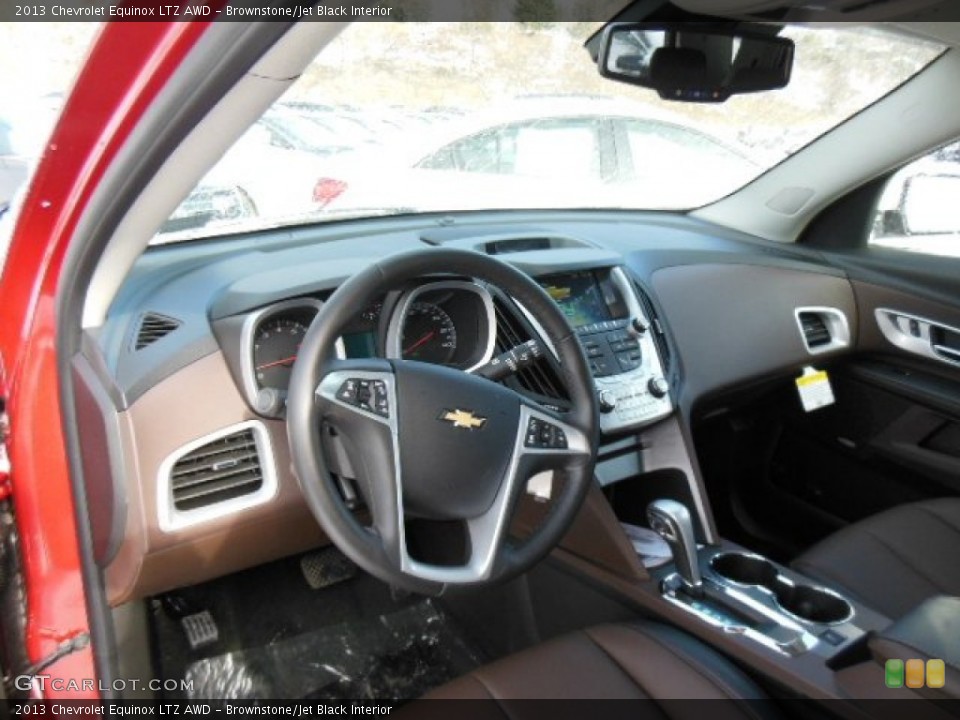 Brownstone/Jet Black Interior Prime Interior for the 2013 Chevrolet Equinox LTZ AWD #77372337