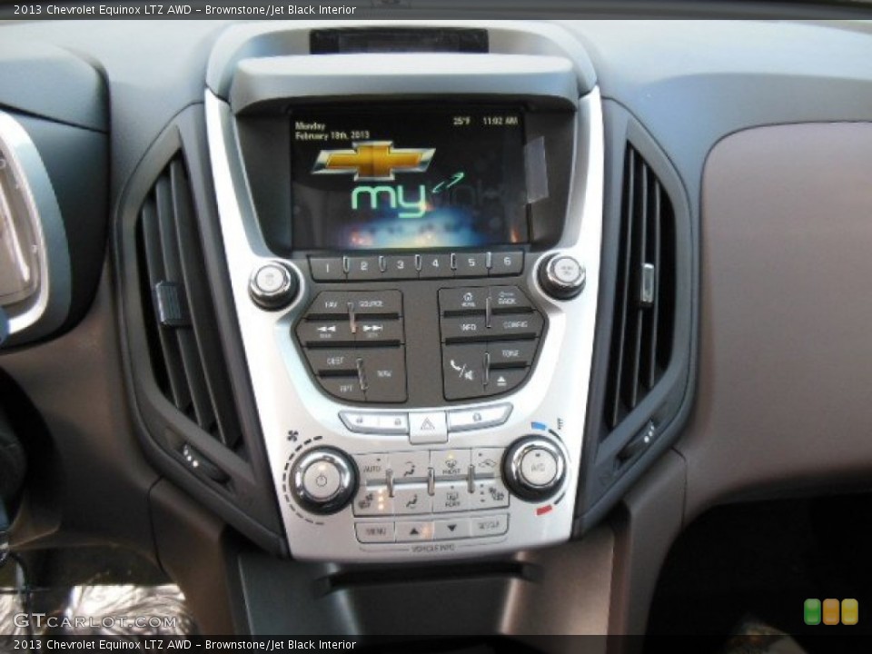 Brownstone/Jet Black Interior Controls for the 2013 Chevrolet Equinox LTZ AWD #77372458